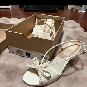 Dolce Vita White Kitten Heels